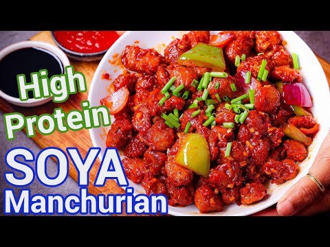 Crispy Soya Manchurian | Soya Chunks Manchurian Recipe | High Protein Veg Manchurian – Street Style