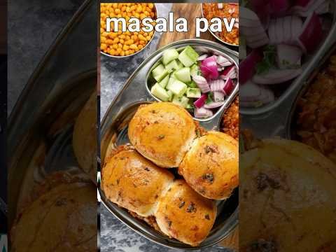 Street Style Masala Pav | Cheese Paneer Pav Recip #shorts #recipe #easyrecipe