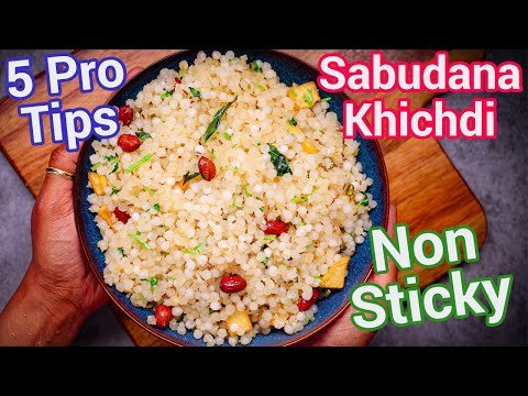 Non Sticky Sabudana Khichdi Fasting Special – 5 Expert Tips | Best Energy Boost for Fasting & Vrat